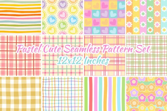 12 Pastel Cute Seamless Pattern Set: A Designer's Guide