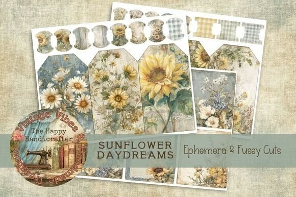 Bring Rustic Charm to Life with Sunflower Daydreams Ephemera & Fussy Cuts