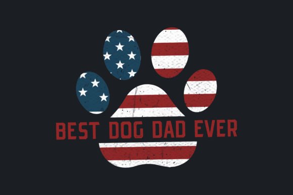 Celebrate the Bond: The Best Dog Dad Ever T-Shirt Design