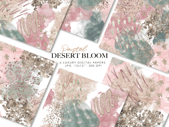 Dusty Pink and Green Backgrounds: A Designer's Fresh Palette