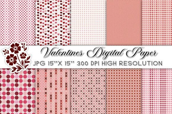 Elevate Your Valentine's Projects with These Digital Backgrounds