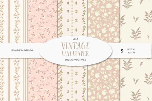 Vintage Seamless Pattern VOL5: A Modern Take on Classic Charm