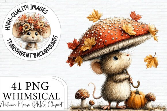Whimsical Sunflower Animal PNG Clipart for Creators